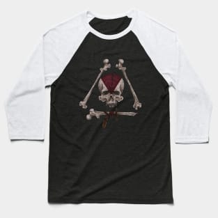 Tribal skull 1 Baseball T-Shirt